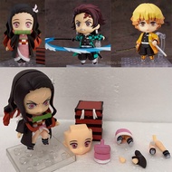 Anime Demon Slayer Kimetsu no Yaiba Kamado Nezuko Tanjirou Agatsuma Zenitsu Action Figure Model Toy Doll Gift