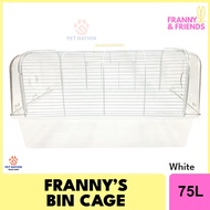 Franny's 70L Hamster Bin Cage Hamster Cage Hamster Bin w/ FREE 2 External Bath Tubs