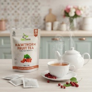 RAW TENANE Hawthorn Fruit Tea: Hawthorn Berry Fruit Tea Bags, 30 Tea Bags