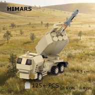M142 Self-Rocket Launcher Haimas HIMARS Military Model Toy War Chess Military Chess Building Blocks 