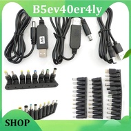 B5ev40er4ly Shop DC USB 5V to 9V 8.6V 12V 12.6V Power Adapter Boost Line Step UP Module connector Converter Cable 5.5x2.1mm Plug DC Male Tips