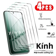 4 Miếng Dán Bảo Vệ Màn Hình Kính Cường Lực Cho Xiaomi 14 13 12 11 10 Lite 11lite NE 5G Chống Trầy Xư