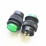 16mm 4p Momentary LED Push On Button Switch c/w Lock