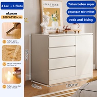 Lemari kayu laci rak serbaguna/ Loker pakaian storage minimalis/Kabinet laci di tanah/ Drawer pakaia