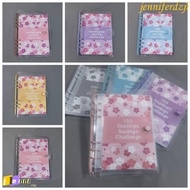 JENNIFERDZJI 100 Envelope Challenge Binder, Loose-Leaf Binder Financial Management 100 Envelope Savi