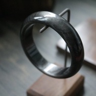 銀耀石手鐲天然黑耀猫眼效應手環