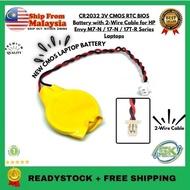 CR2032 3V CMOS RTC BIOS Battery with 2-Wire Cable for HP Envy M7-N / 17-N / 17T-R Series Laptops