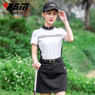 [Golfsun] Pgm short sleeve female golf Shirt - YF280