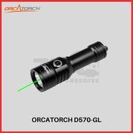 Orcatorch D570-GL 1000 Lumens Dive Light Scuba Diving