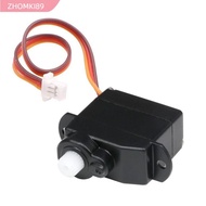 ZHOMKI89 2g Digital Servo, Mini 180 Degree Rotation 2.2G Servo, Upgrade Parts Indoor Flight Plastic 