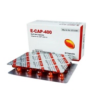 ECAP-400 GEL MULTI-VITAMIN E CAPSULES 60 CAPSULES 4×15+60 pcs capsulesE-Cap 400mg Capsule    2. Gene