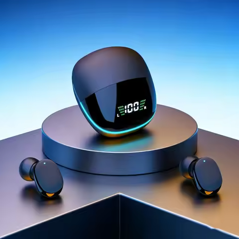 Original Wireless Bluetooth Headphones Tws Waterproof Earbuds Earphones Digital Display Heaset Large