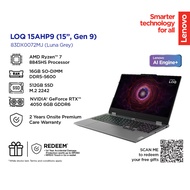 Lenovo LOQ Gaming 15AHP9 83DX0072MJ (AMD Ryzen 7-8845HS/16GB-32GB RAM/512GB SSD/15.6" FHD/RTX4050 6G