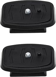 Foto&Tech 2 Pcs 43mm Tripod Quick Release Plate, Camera Mounting Adapter, Replacement Parts for Trip