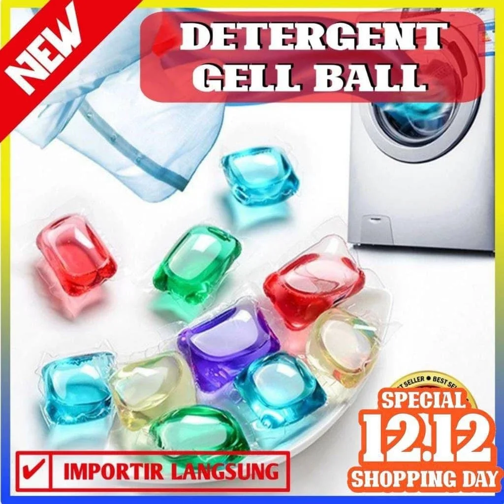 Laundry Gett Ball / Deterjen Liquid Ajaib Sabun Detergen laundry Gel Ball Bread