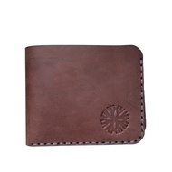Dryroots Inc Leather Bifold Wallet Vegtan Dompet Pria Kulit Nabati Natural
