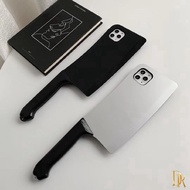 Creative Simulation Kitchen Knife Phone Case Funny Fun Knife Tpu Silicone for iPhone6 6s i7 8 plus i