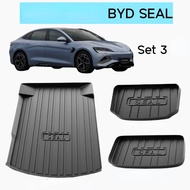 BYD SEAL Front and Rear TPE Pallet Complete Set of 3 TPE Materials Byd Seal Accessories for BYD SEAL