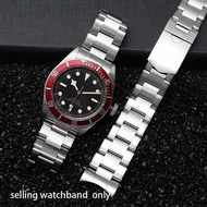 ✗┋✼ Fine steel solid watch band 20mm 22mm for Tudor strap Biwan gold steel series สายรัดข้อมือชายและหญิงหัวเข็มขัดพับโซ่