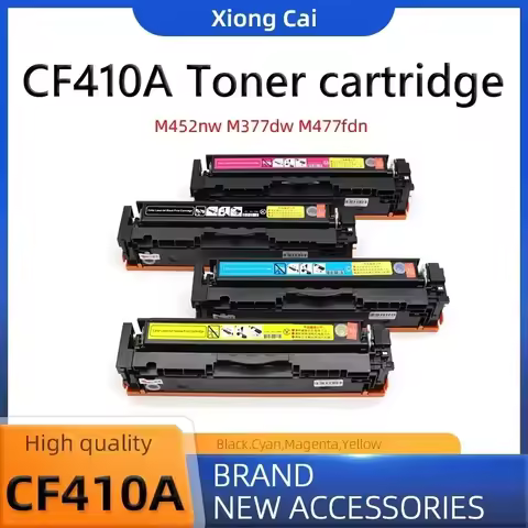 CF410A toner cartridge，for HP M452dn M452dw M452nw M377dw M477fdn M477fdw M477fnw Printer 410A toner