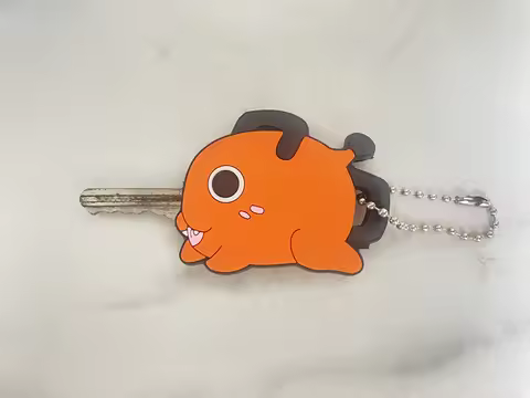 Anime Chainsaw Man Pochita Cartoon Key Cover Case Accessories Cute Key Chain Keychain for Girls key 