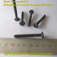 7 pcs JCBC Bolts M6x50 Black Bed 5 cm Wholesale Bolts