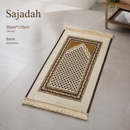 Premium Prayer Rug 8mm Thick Anti-Slip Size 50x110cm Softbeludru