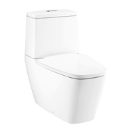 COTTO รุ่น C135107 WH Hercules Curve 3/4.5L OM สุขภัณฑ์สองชิ้น a As the Picture One