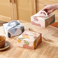 Cake Box Snack Bread Cookies / Handcarry Cake Box Cake Box Size 14x14x6.8 cm