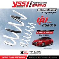 สปริง YSS สำหรับรถยนต์รุ่น NISSAN ALMERA ปี 2020-ปัจจุบัน มีทั้งรุ่นความสูงเดิม และโหลด เข้าโค้งนิ่ง หนึบ ประกัน 3 ปี/1แสนกิโลเมตร