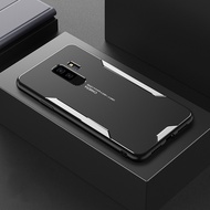 LANLIN เคสกรอบ TPU นุ่มโลหะผิวด้านป้องกันการตกสำหรับ Samsung Galaxy S9 Plusเคสกล่องเคสอะลูมิเนียมโลหะเคสโทรศัพท์ S9 Samsung Galaxy Samsung Galaxy S9 Plus บางเฉียบ