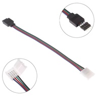 RGB LED Strip Extension Connector Cable Wire 5Pcs 10mm 4Pin 5050 3528 led strip Extension Cables Cli