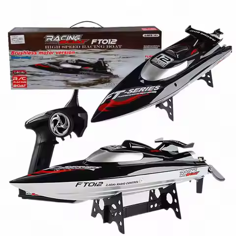 New FEILUN FT012 RC Boats for Adults Brushless 2.4G 50KM/H High Speed Racing RC Boat Radio Control B