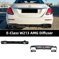Mercedes E-Class W213 AMG E63 Diffuser 2016-2023 Brabus Lip Bodykit Car Accessories C238 Coupe C238 