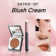 SKYKO 3 In 1 Makeup Blush Cream  Lip & Cheek Face Beauty with Bonus Lipstick Brush