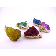 [Baojun Crystal Pavilion]~Crystal Cluster Pendant Raw Ore Dyeing DZS