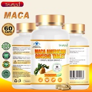 [Secret Package]60 caps Maca capsule kidney supplement american ginseng extract men's energy supplement anti-fatigue