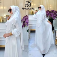 T&M-syar'i outfit-outfit busana muslim-naira gamis set hijab-baju muslim elegan dan mewah-gamis syar