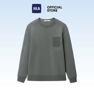 HLA Comfortable Round Neck Long Sleeve Sweater Men - RNZWD3Y107AA7