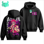 NEWEST AKAZA DEMON SLAYER HOODIE JACKET - KIMETSU NO YAIBA UPPER MOON ANIME T-SHIRT T-SHIRT