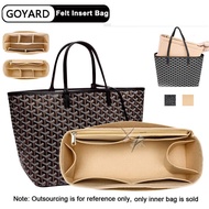 กระเป๋าจัดระเบียบกระเป๋าสอดรู้สึกสำหรับ Goyard GM PM กระเป๋าจัดระเบียบกระเป๋าโท้ตมินิกระเป๋าด้านในซองใส่โทรศัพท์เครื่องสำอางสำหรับเดินทาง