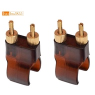Professional Erhu String Adjusters(2pcs), Brass Fine Tuners for Precise Erhu Tuning-Music Instrument