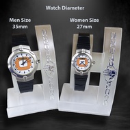 Body Glove Lady Unisex Men Women Analog Movement Watch with Silicon Band BG2005 Orange