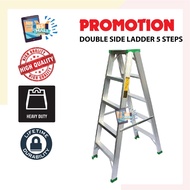 5 Step Double Ladder Aluminium Double Sided Ladder / Tangga 5 Step