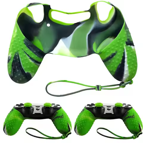 Anti Slip Silicone Protective Skin Case For Dualshock 4 PS4 DS4 Pro Slim Controller Cover Analog Gri
