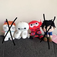 日本直送 🇯🇵 Disney Big Hero 6 Baymax Hiro Cat 🐱 Plush Doll Keychains 迪士尼 掛公仔 鎖匙扣