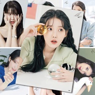 New Arrival IU Li Zhien Poster New Album LILAC Personally Signed Photo Merchandise Movie Broker HD L