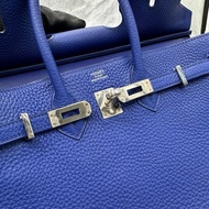 Hermes 愛馬仕柏金包 Birkin 25-閃電藍