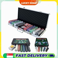 POKER Chips Set - Suitcase - Casino - Gambling - Chips - Token - Texas/Local Stock