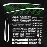 {DKJHGFED} Motorcycle stickers kawasaki Ninja400 ZX4R ZX25R EX400 whole vehicle waterproof reflectiv
